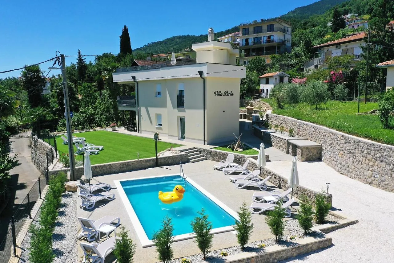 Apt3 - Villa Perla With Swimming Pool, Lovran - Opatija Apartament